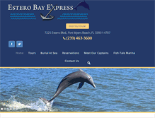 Tablet Screenshot of esterobayexpress.com